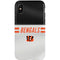 NFL Cincinnati Bengals White Striped iPhone XS Pro Case