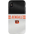 NFL Cincinnati Bengals White Striped iPhone XS Pro Case