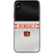NFL Cincinnati Bengals White Striped iPhone XS Skin