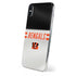 NFL Cincinnati Bengals White Striped iPhone XS Skin