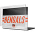 NFL Cincinnati Bengals White Striped MacBook Pro 14in (2021-24) Case plus Skin