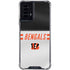NFL Cincinnati Bengals White Striped Moto G Power 5G (2024) Clear Case