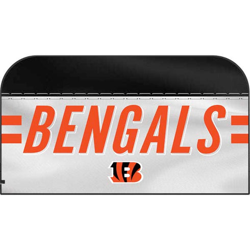 NFL Cincinnati Bengals White Striped Nintendo Switch 2 (2025) with Joy-Con Skin