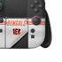 NFL Cincinnati Bengals White Striped Nintendo Switch 2 (2025) Joy-Con Controller Skin