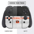 NFL Cincinnati Bengals White Striped Nintendo Switch Bundle Skin