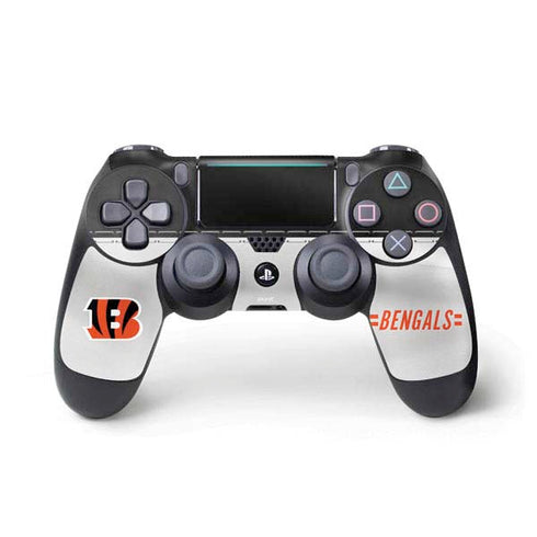 NFL Cincinnati Bengals White Striped PS4 Pro/Slim Controller Skin