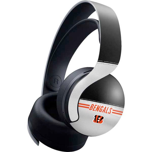 NFL Cincinnati Bengals White Striped PlayStation PS5 Skins