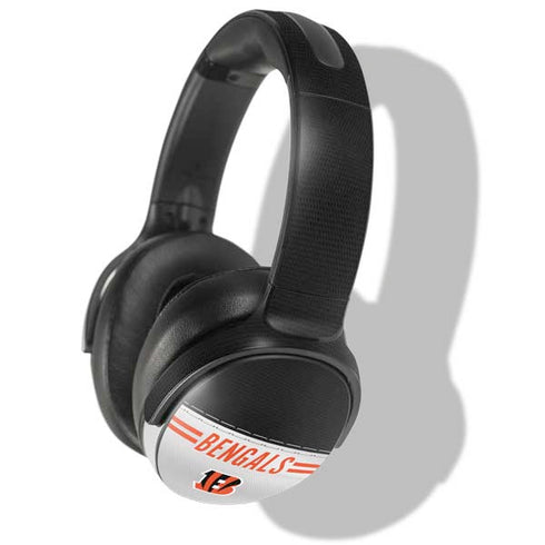 NFL Cincinnati Bengals White Striped Skullcandy Venue Skin