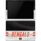 NFL Cincinnati Bengals White Striped Surface Pro 6 Skin