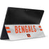 NFL Cincinnati Bengals White Striped Surface Pro 6 Skin