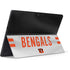 NFL Cincinnati Bengals White Striped Surface Pro 7 Skin