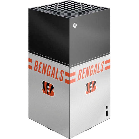 NFL Cincinnati Bengals White Striped Xbox Series X Skins