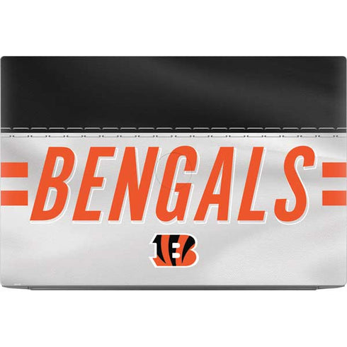 NFL Cincinnati Bengals White Striped Dell XPS Skin