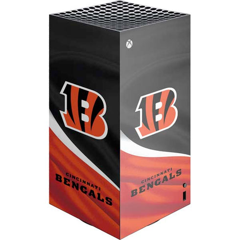 NFL Cincinnati Bengals XBox Series X Digital Edition Console Skin