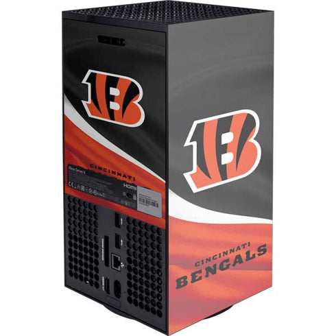 NFL Cincinnati Bengals XBox Series X Digital Edition Console Skin