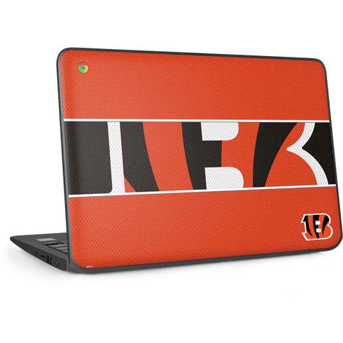 NFL Cincinnati Bengals Zone Block HP Chromebook Skin