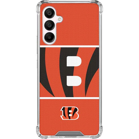 NFL Cincinnati Bengals Zone Block Galaxy A16 5G Clear Case