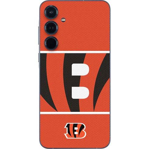 NFL Cincinnati Bengals Zone Block Galaxy A35 5G Skin