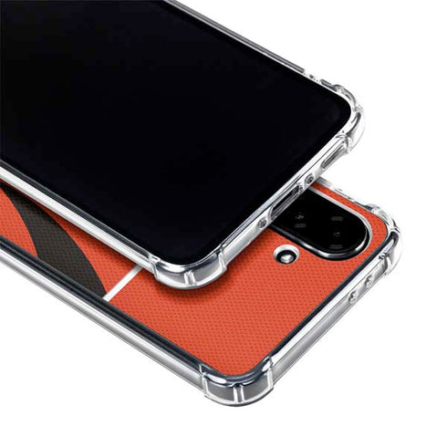 NFL Cincinnati Bengals Zone Block Galaxy A36 5G Clear Case