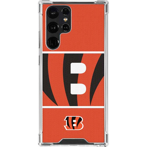 NFL Cincinnati Bengals Zone Block Galaxy S23 Ultra Clear Case