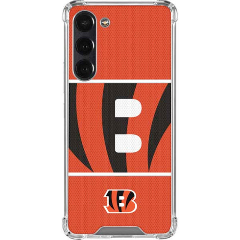 NFL Cincinnati Bengals Zone Block Galaxy S24 FE Clear Case