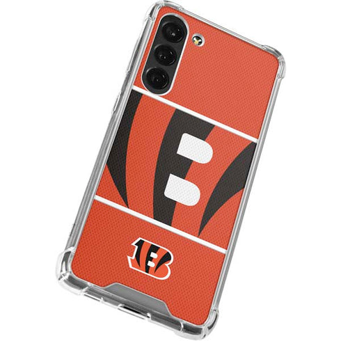 NFL Cincinnati Bengals Zone Block Galaxy S24 FE Clear Case
