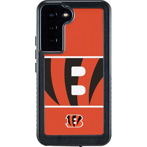 NFL Cincinnati Bengals Zone Block Galaxy S24 Plus Waterproof Case