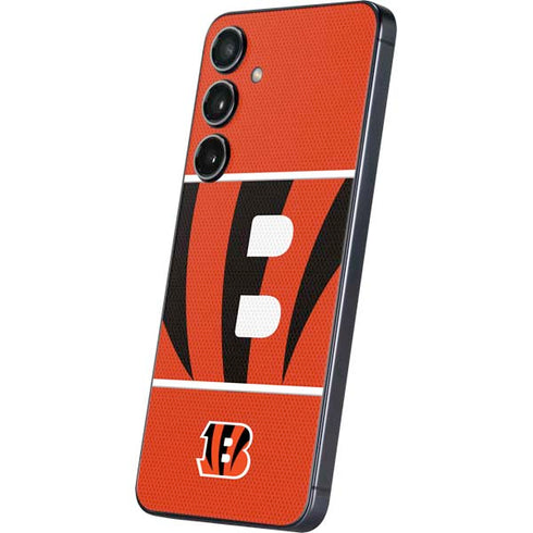 NFL Cincinnati Bengals Zone Block Galaxy S24 Skin