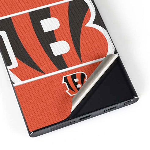 NFL Cincinnati Bengals Zone Block Galaxy S25 Ultra Skin