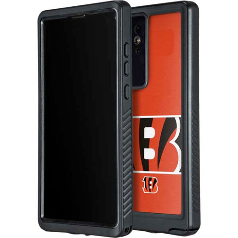 NFL Cincinnati Bengals Zone Block Galaxy S24 Ultra Waterproof Case