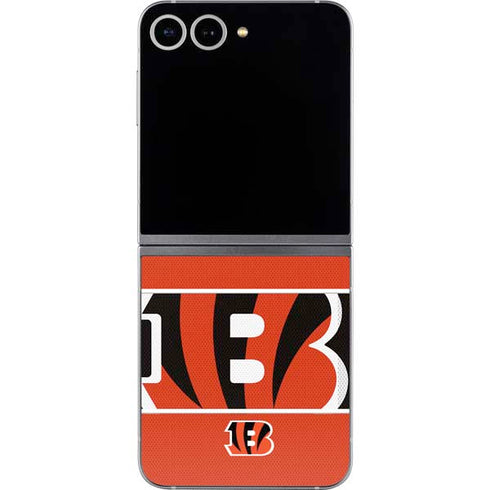 NFL Cincinnati Bengals Zone Block Galaxy Z Flip6 Skin