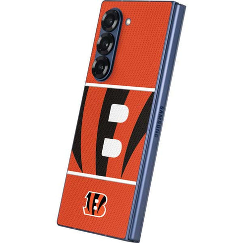 NFL Cincinnati Bengals Zone Block Galaxy Z Fold6 Skin