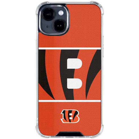 NFL Cincinnati Bengals Zone Block iPhone 15 Clear Case