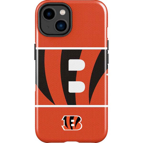 NFL Cincinnati Bengals Zone Block iPhone 15 Impact Case