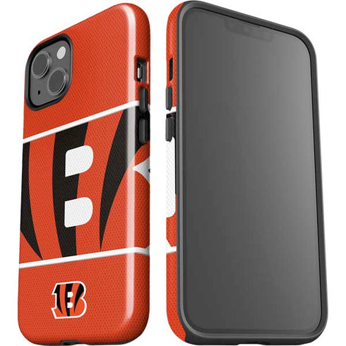 NFL Cincinnati Bengals Zone Block iPhone 15 Impact Case