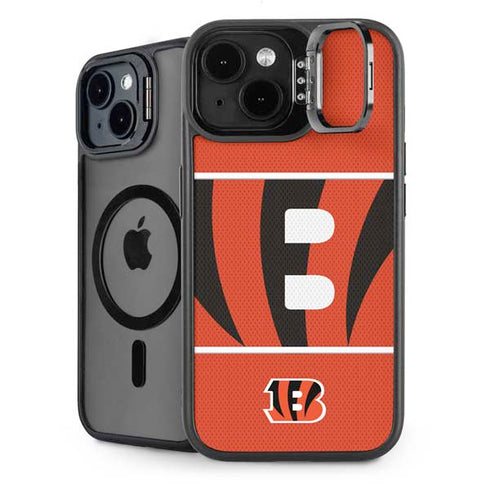 NFL Cincinnati Bengals Zone Block iPhone 15 Kickstand Case