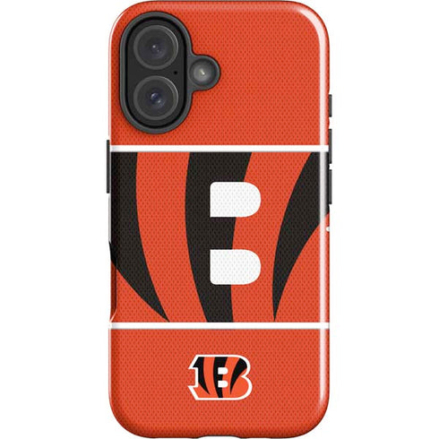 NFL Cincinnati Bengals Zone Block iPhone 16 Plus Impact Case