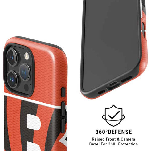 NFL Cincinnati Bengals Zone Block iPhone 16 Pro Magsafe Impact Case