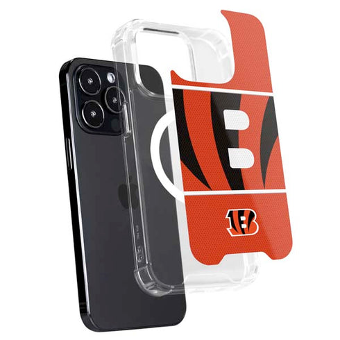 NFL Cincinnati Bengals Zone Block iPhone 16 Pro Max MagSafe Case