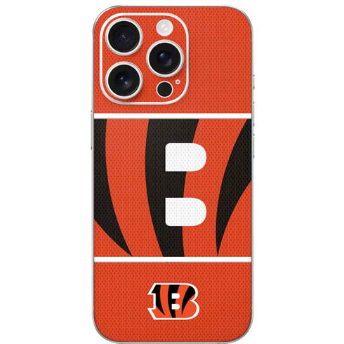 NFL Cincinnati Bengals Zone Block iPhone 16 Pro Skin