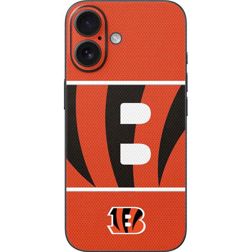 NFL Cincinnati Bengals Zone Block iPhone 16 Skin