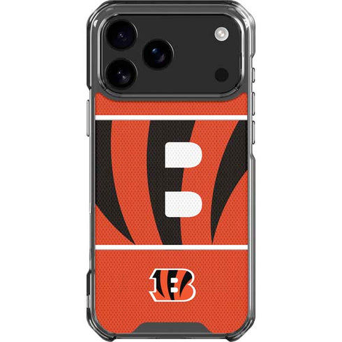 NFL Cincinnati Bengals Zone Block iPhone 18 Pro Max Clear Case