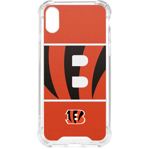 NFL Cincinnati Bengals Zone Block iPhone XS Clear Case