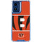 NFL Cincinnati Bengals Zone Block Moto G 5G (2024) Clear Case