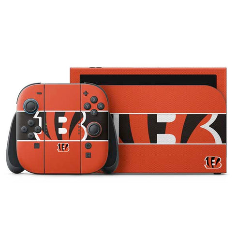 NFL Cincinnati Bengals Zone Block Nintendo Skins
