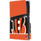 NFL Cincinnati Bengals Zone Block PS5 Pro Disk Console Skin