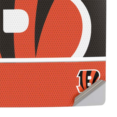 NFL Cincinnati Bengals Zone Block PS5 Slim Digital Edition Console Skin
