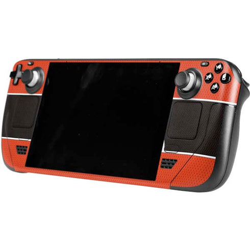 NFL Cincinnati Bengals Zone Block Steam Deck Handheld Gaming Computer OLED Skin