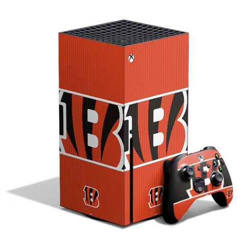 NFL Cincinnati Bengals Zone Block Xbox Series X Bundle Skin