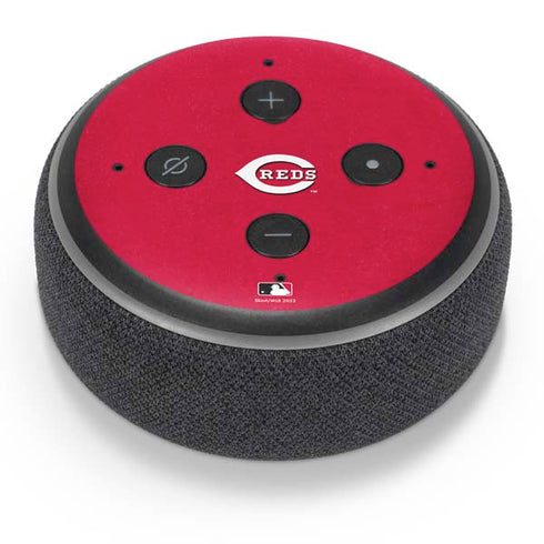 MLB Cincinnati Reds - Solid Distressed Amazon Echo Dot Skin